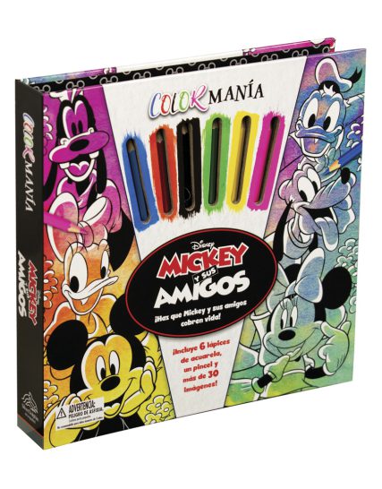 Libro infantil para colorear Colormania Mickey y sus amigos - 0685071193136
