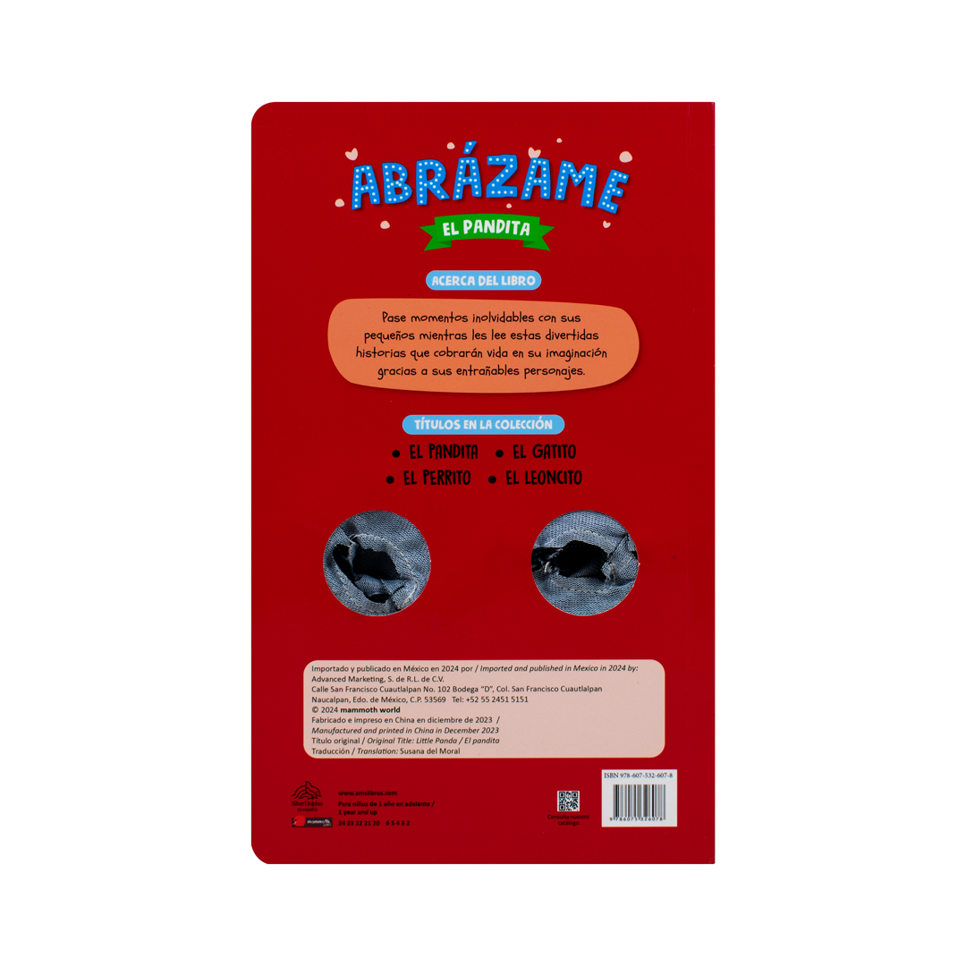 Cuento con Títere de tela Abrázame El pandita - 9786075326078-3