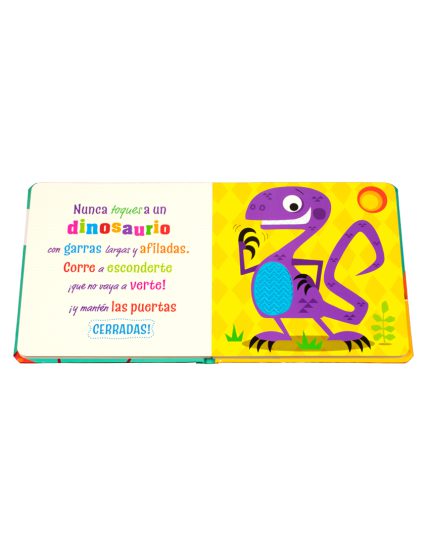 Cuento con textura ¡Nunca toques a un dinosaurio! - 9786075323268-1