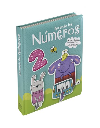 LIBRITOS DE PIEZAS EXTRAIBLES APRENDE LOS NUMEROS