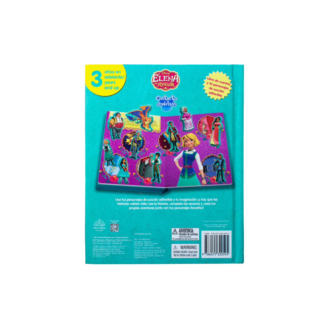 Libro Infantil CONTACTO A LA DIVERSION DISNEY ELENA DE AVALOR - 9786075320595-3