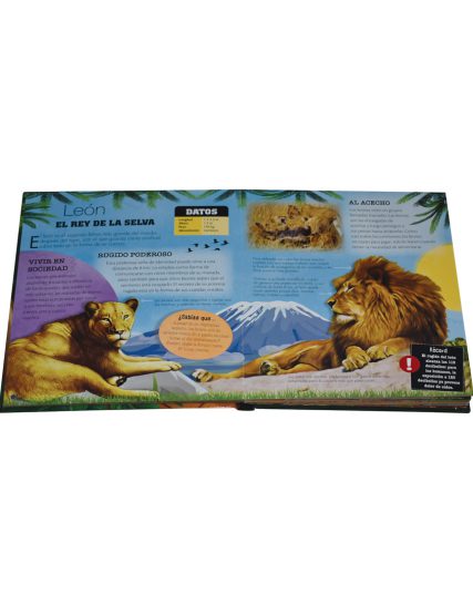 Libro Infantil Pop Up Escenarios 3D Animales Increibles. 9786075324890-1