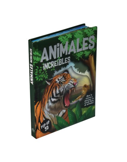 Libro Infantil Pop Up Escenarios 3D Animales Increibles. 9786075324890