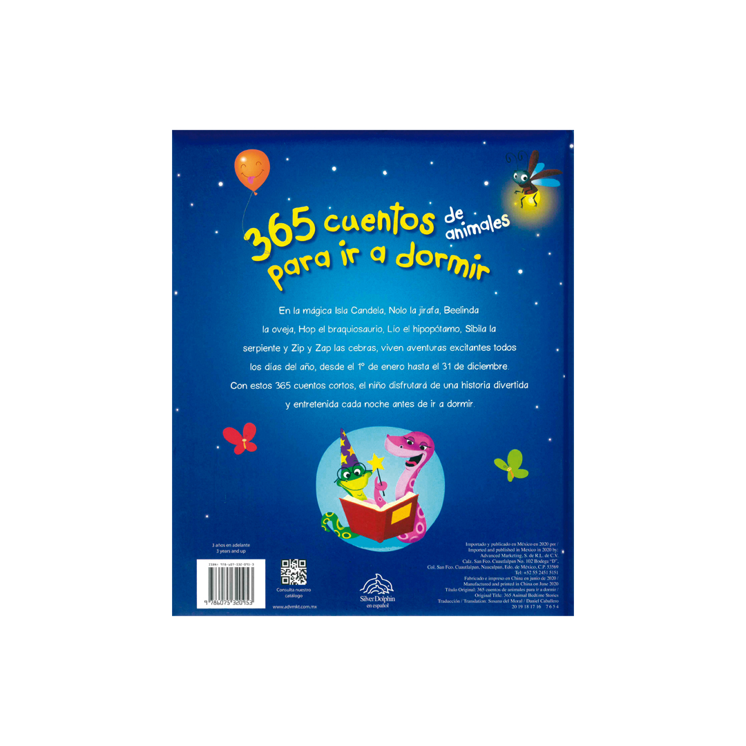 Libro con 365 cuentos de un minuto para ir a dormir - 9786075320953-3