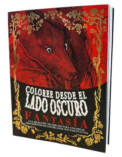 Libro colorear para adultos fantasía