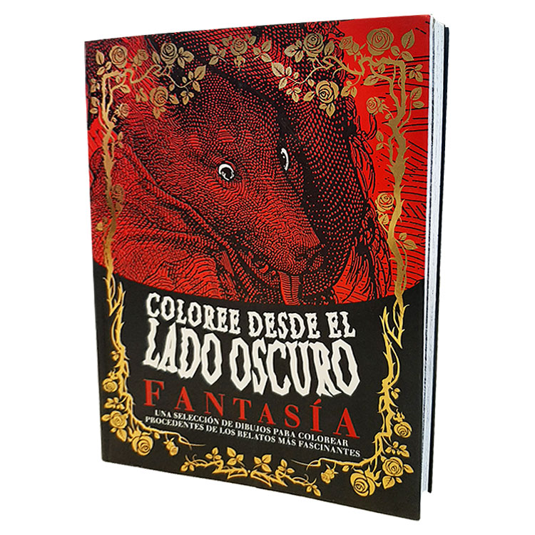 Libro colorear para adultos fantasía