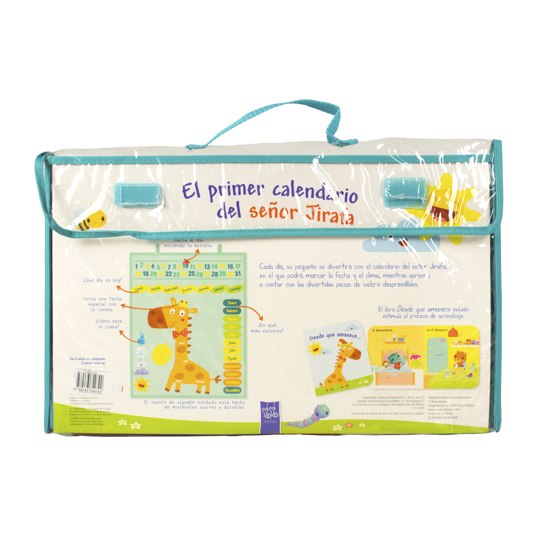 MI PRIMER LIBRO CON TAPETE DE ALGODON BORDADO DESDE QUE AMANECE - 9789463349390-3