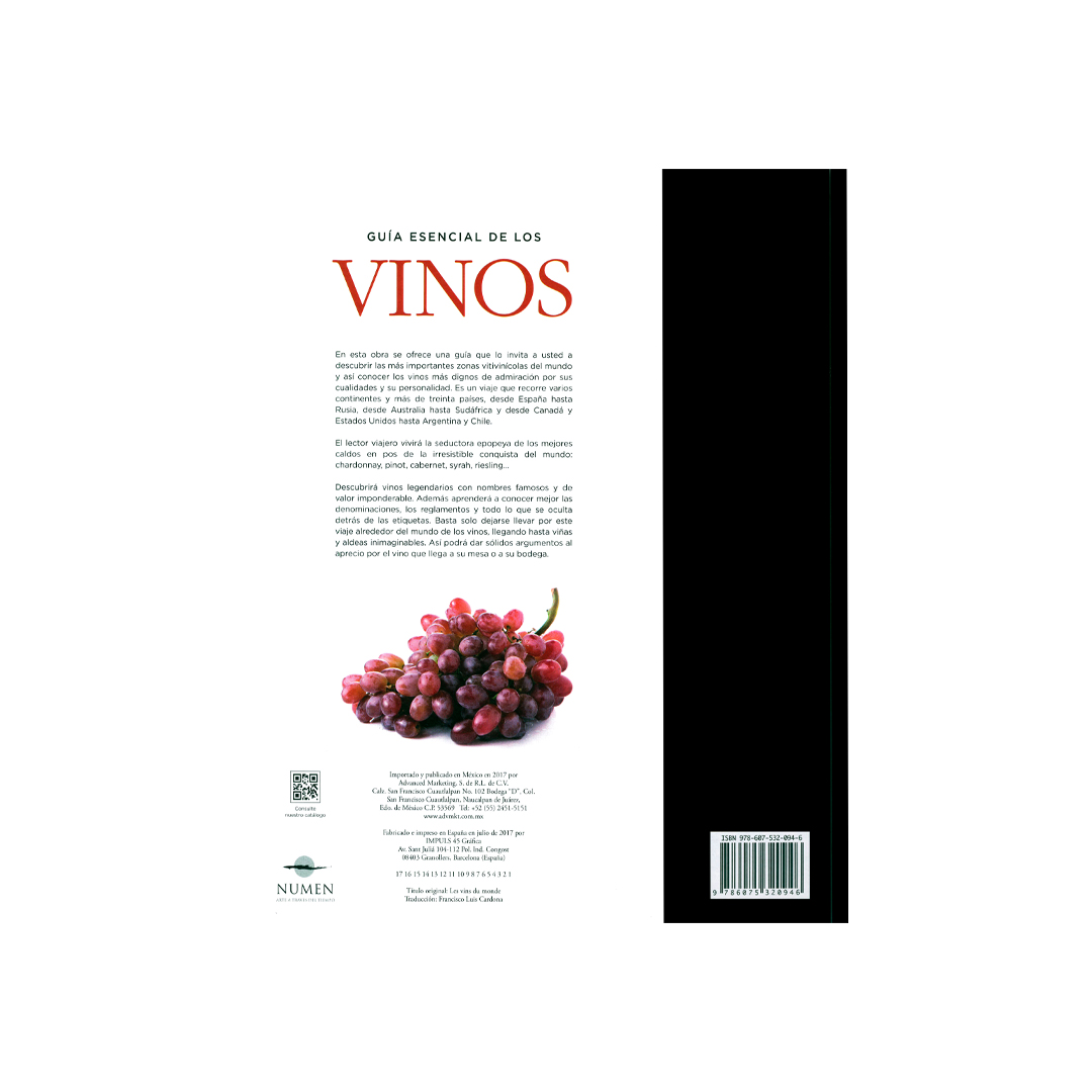 Sommelier Gran formato GUIA ESENCIAL DE LOS VINOS - 9786075320946-3