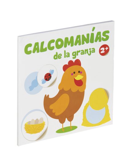 CALCOMANIAS DE LA GRANJA 2+ POLLITO - 9789464221152