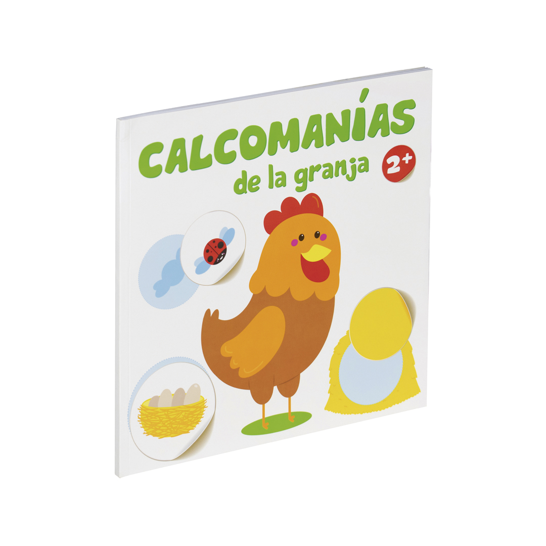 CALCOMANIAS DE LA GRANJA 2+ POLLITO - 9789464221152