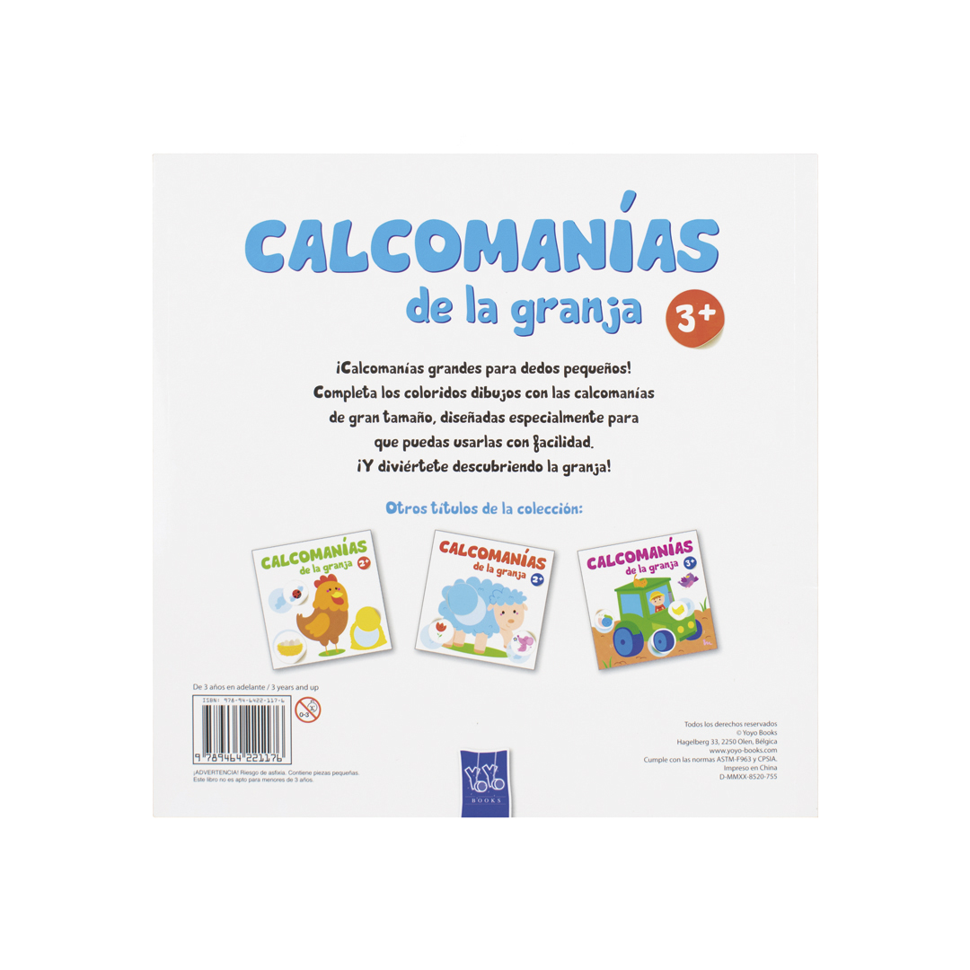 CALCOMANIAS DE LA GRANJA 3+ VACA - 9789464221176-3