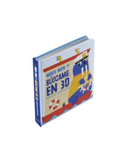 Libro Infantil MIRA BIEN Y BUSCAME EN 3D AMIGOS ACUATICOS - 9789464221466