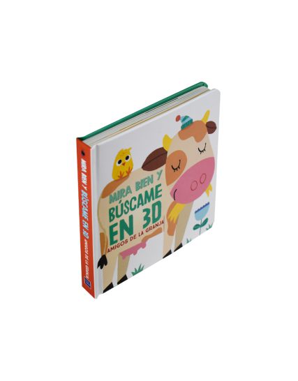 Libro Infantil MIRA BIEN Y BUSCAME EN 3D AMIGOS DE LA GRANJA - 9789464221459
