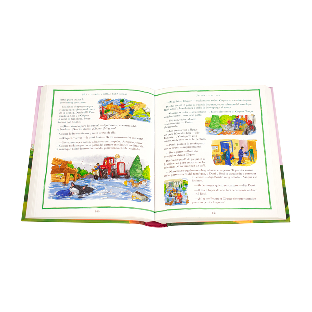 Libro infantil 365 Cuentos y rimas para niñas - 9781680528855-1