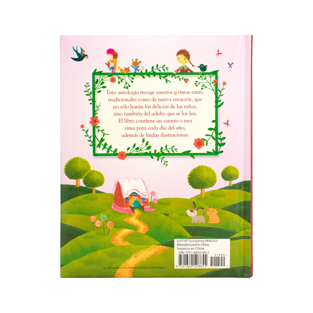 Libro infantil 365 Cuentos y rimas para niñas - 9781680528855-2