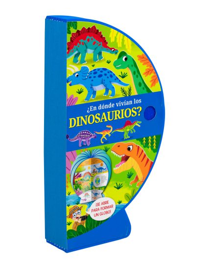 Libro infantil esférico ¿En donde vivían los dinosaurios - 9786075326146