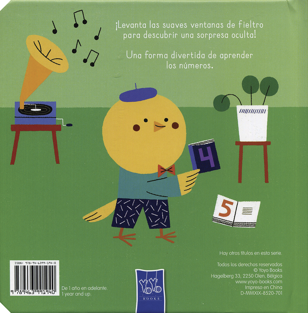 Con Ventanas de Fieltro: ¿Donde Estoy? Numeros