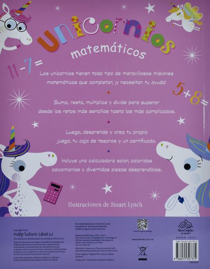 Libro Infantil: Matematicos Unicornios