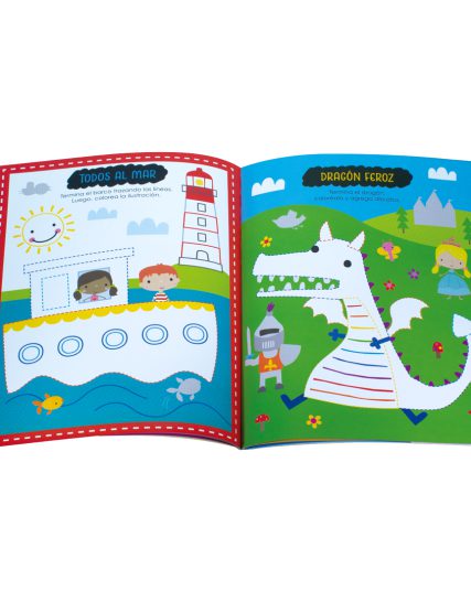 APRENDE Y DIVIERTETE TRAZA Y COLOREA - 0798190163895-1