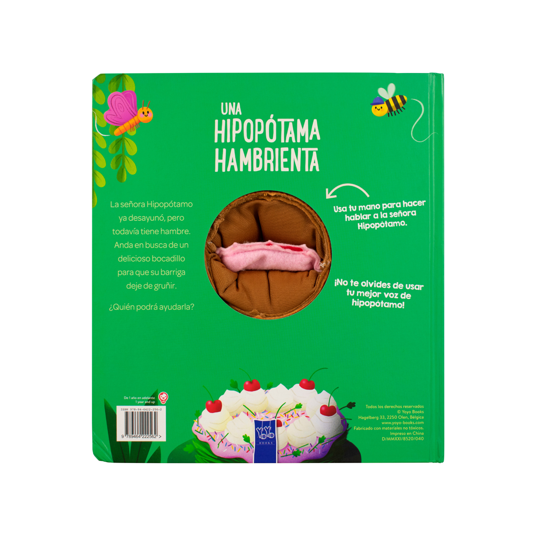 Cuento infantil Mis amigos para la hora de dormir la hipopotama hambrienta - 9789464222562-3