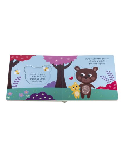 Cuento infantil para asomarse y ver Amo a mi papá - 9786075327433-1