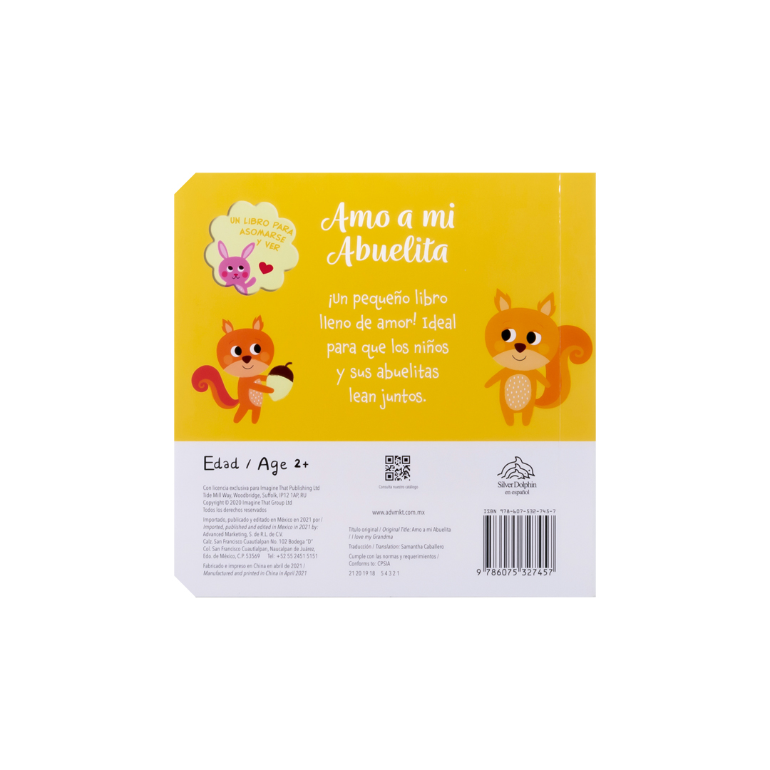 LIBRO PARA ASOMARSE Y VER AMO A MI ABUELITA - 9786075327457-3