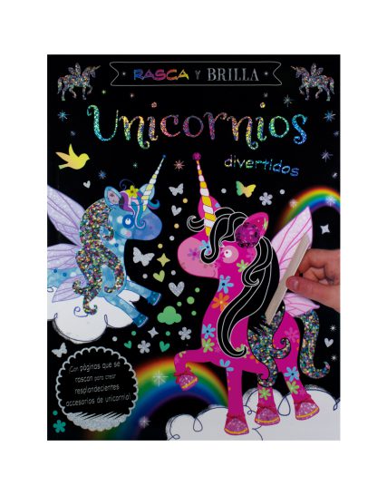 Libro Infantil Rasca y Brilla Unicornios Divertidos 9786075327358-2