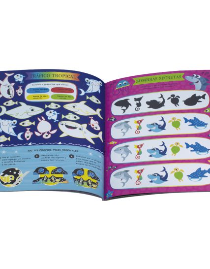 RASCA Y BRILLA TIBURONES DIVERTIDOS - 9786075327341-1