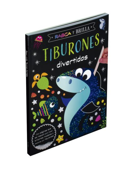 RASCA Y BRILLA TIBURONES DIVERTIDOS - 9786075327341