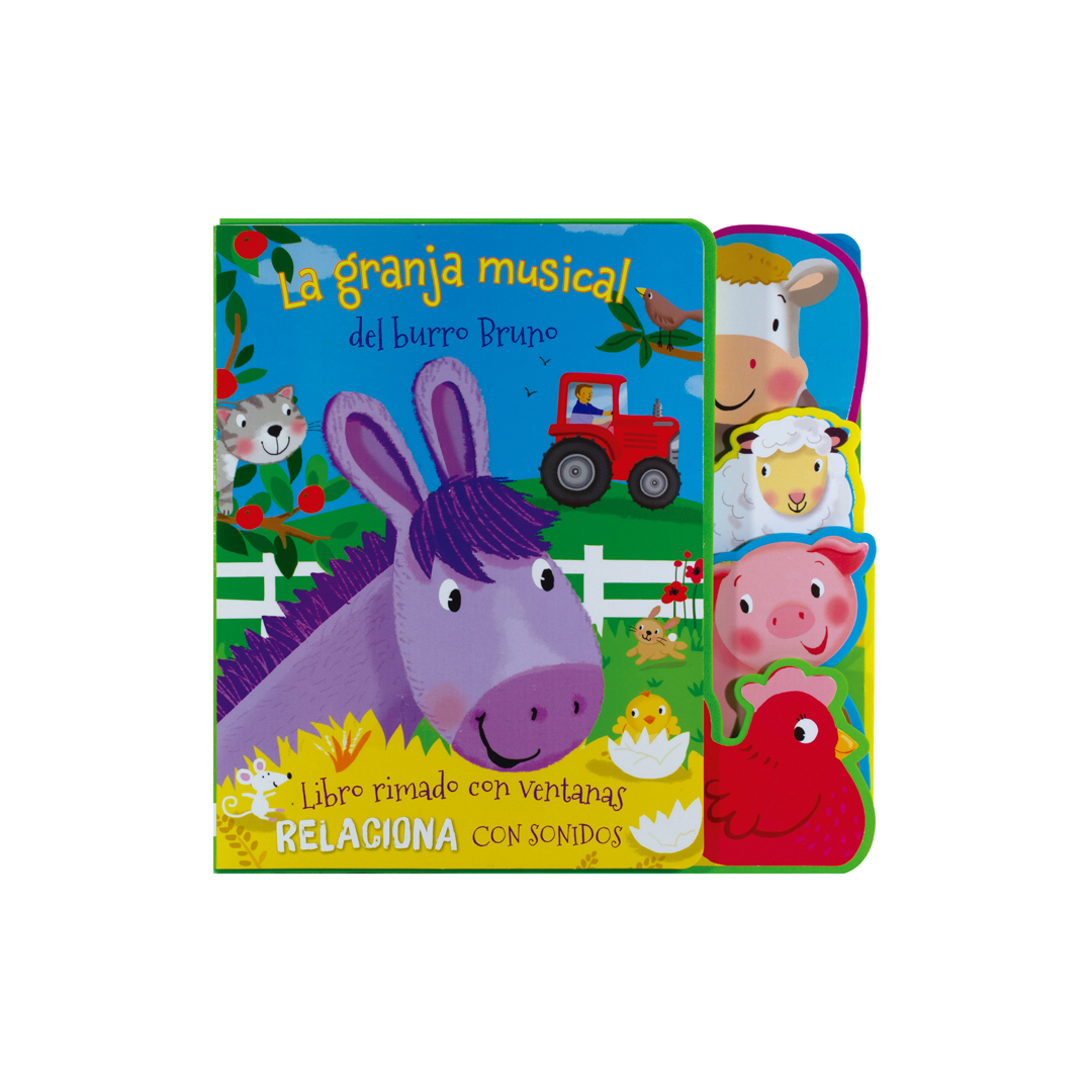 Libro Infantil La Granja Musical del Burro Bruno 9786075327983-2