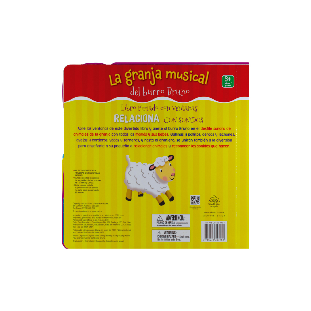 Libro Infantil La Granja Musical del Burro Bruno 9786075327983-2