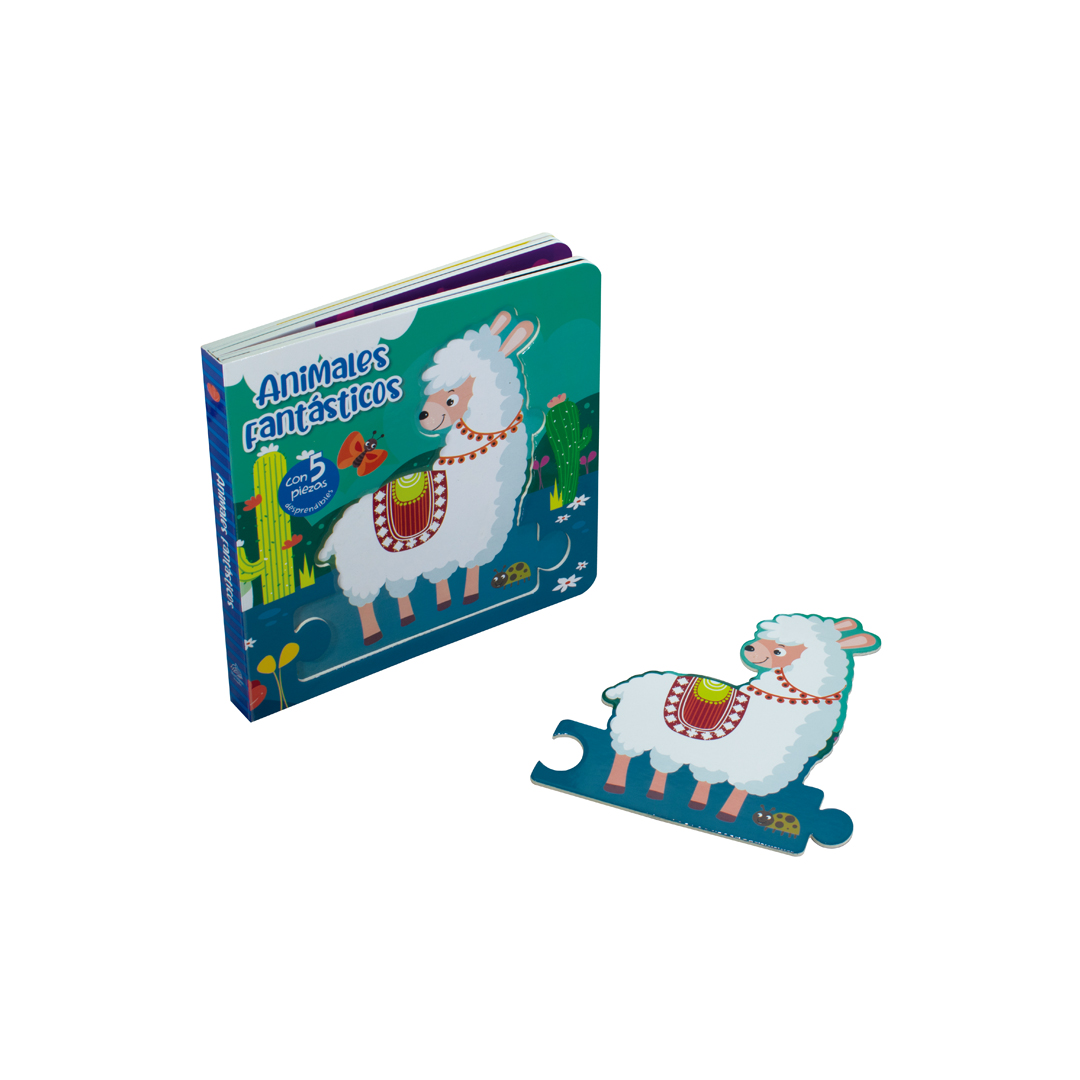 Libro Infantil Libros de Rompecabezas Animales Fantásticos 0685071910290-4