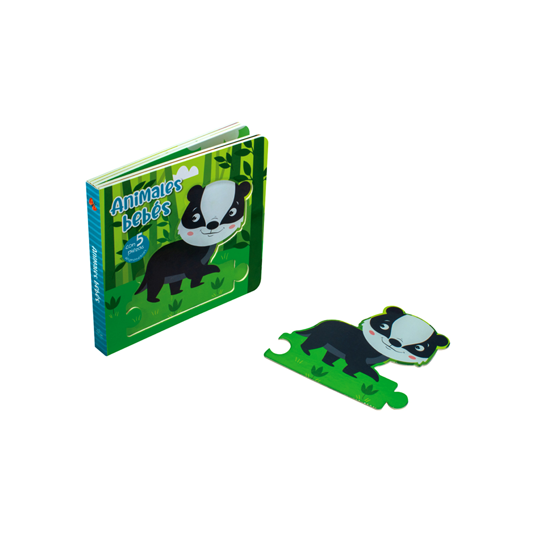 Libro Infantil Libros de Rompecabezas Animles Bebés 0685071900512-4