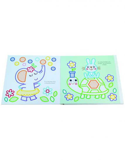 Libro Infantil Calcomanías Blanditas Grandes Hipopótamo. 9789464226621-1