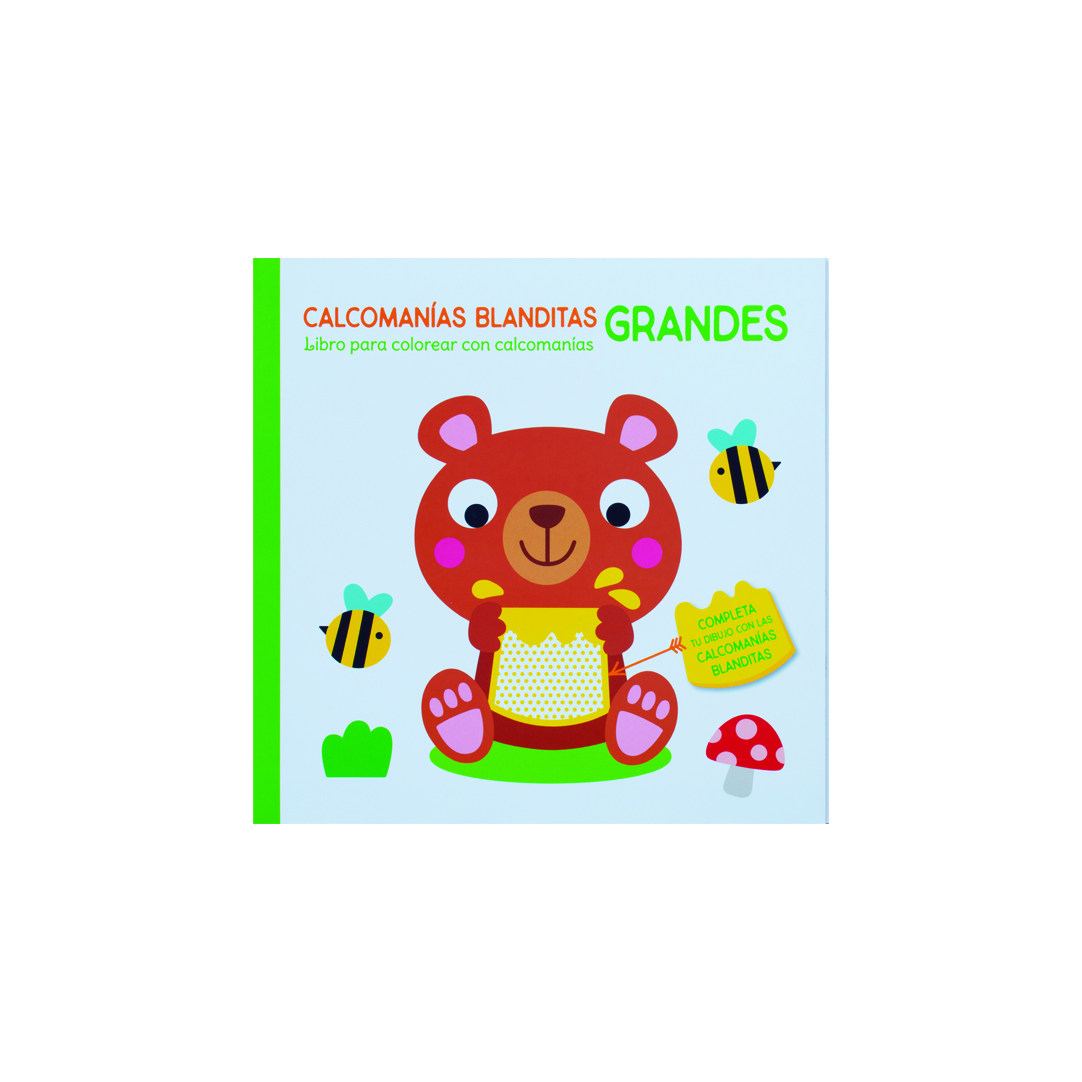 Libro Infantil Calcomanías Blanditas Grandes Oso. 9789464226614-2