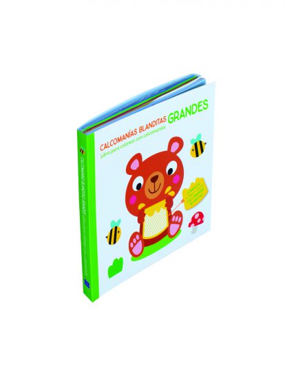 Libro Infantil Calcomanías Blanditas Grandes Oso. 9789464226614