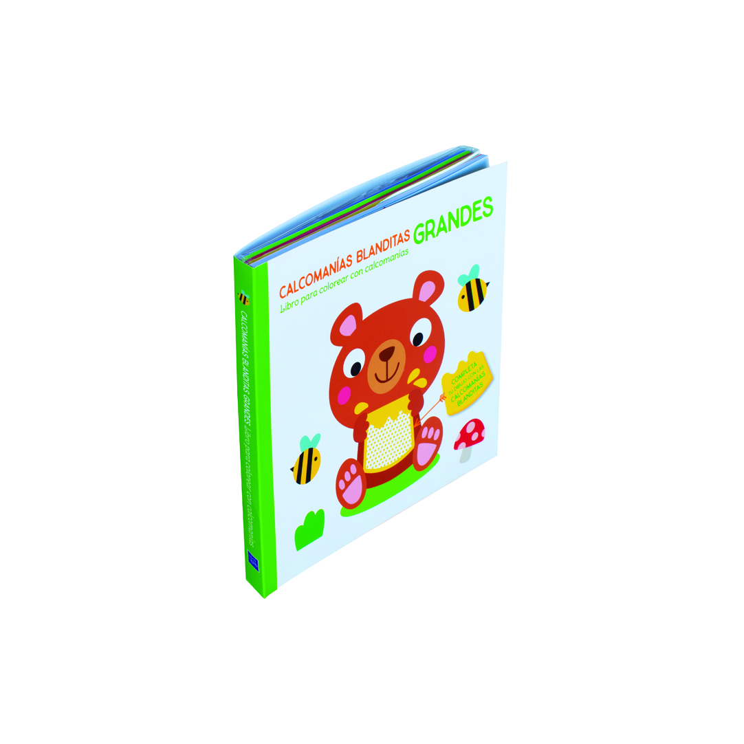 Libro Infantil Calcomanías Blanditas Grandes Oso. 9789464226614