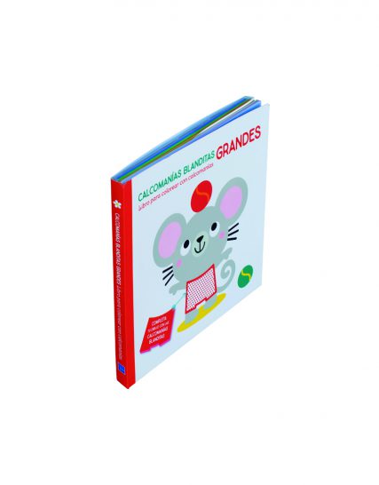 Libro Infantil Calcomanías Blanditas Grandes Ratón. 9789464226638