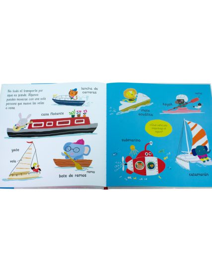 Libro Infantil Mi Mundo de Palabras Vehículos. 9786075328072-1