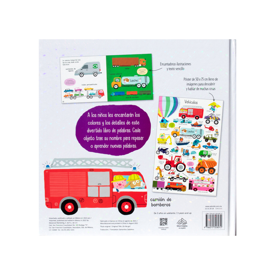 Libro Infantil Mi Mundo de Palabras Vehículos. 9786075328072-3