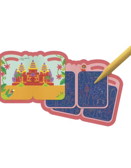 LIBRO CON CALCOMANÍAS ALREDEDOR DEL MUNDO - 9789464221299-1