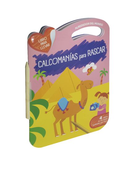 LIBRO CON CALCOMANÍAS ALREDEDOR DEL MUNDO - 9789464221299