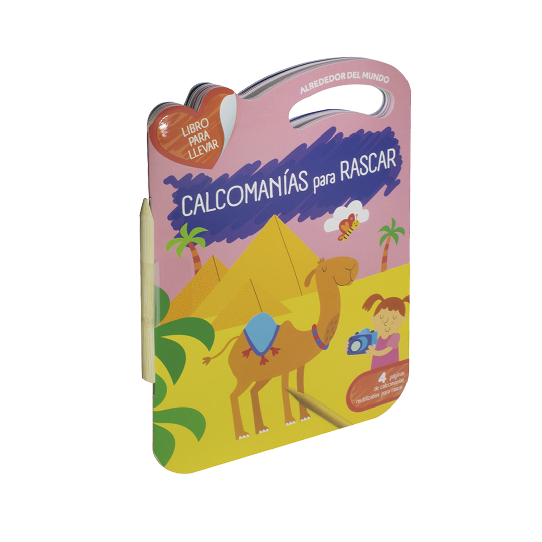 LIBRO CON CALCOMANÍAS ALREDEDOR DEL MUNDO - 9789464221299