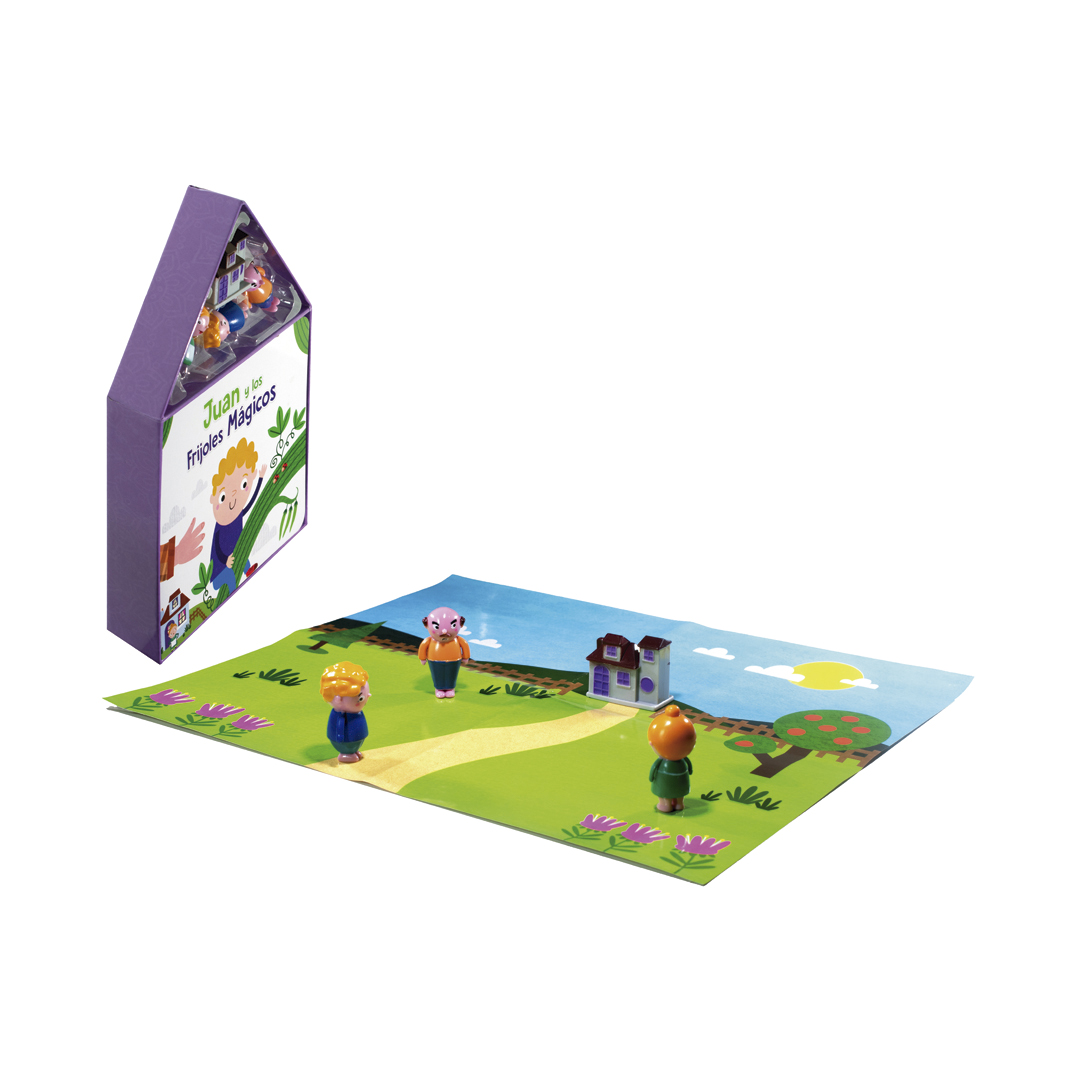 Libro con Figuras Juan y los Frijoles Mágicos - 9786075328423-1