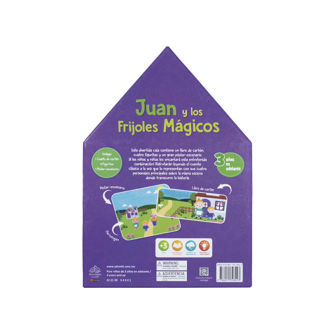 Libro con Figuras Juan y los Frijoles Mágicos - 9786075328423-3