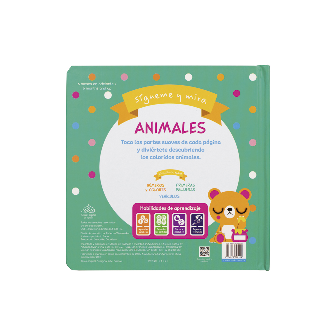 Libro con Textura Sígueme y Mira Animales - 9786075328119-3