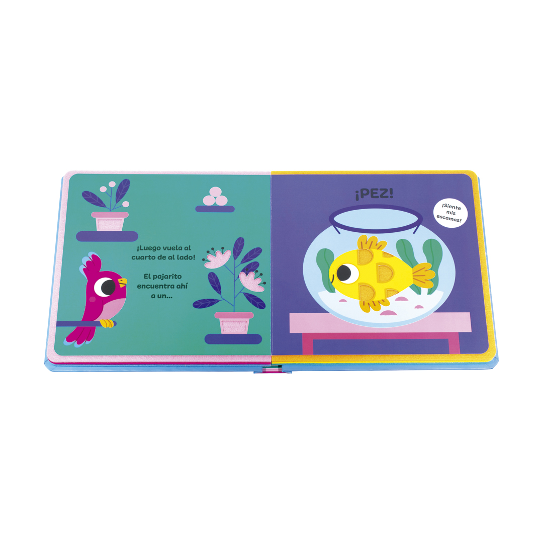 LIBRO CON TEXTURA SÍGUEME Y MIRA PRIMERAS PALABRAS - 9786075328102-1