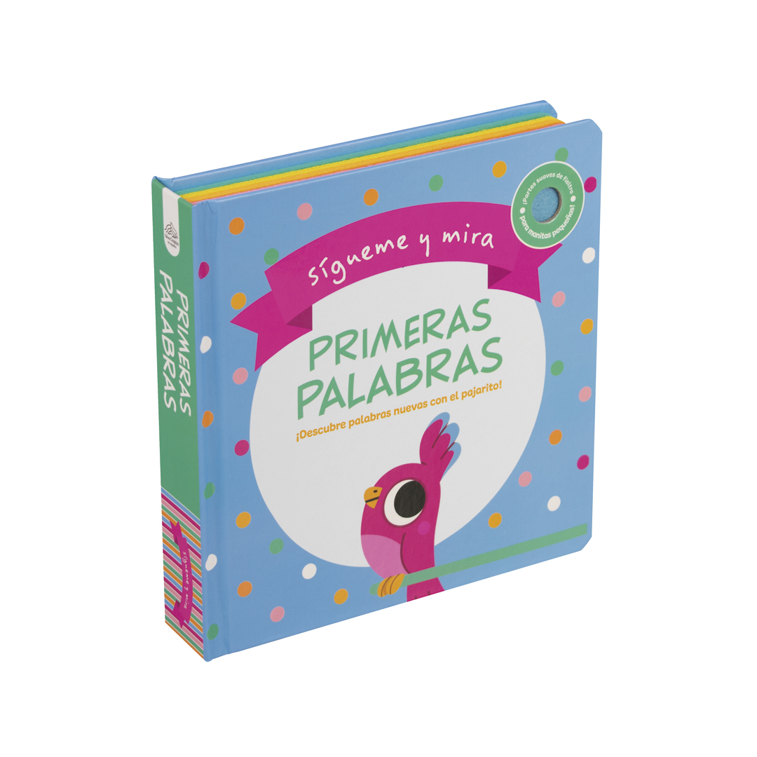 LIBRO CON TEXTURA SÍGUEME Y MIRA PRIMERAS PALABRAS - 9786075328102