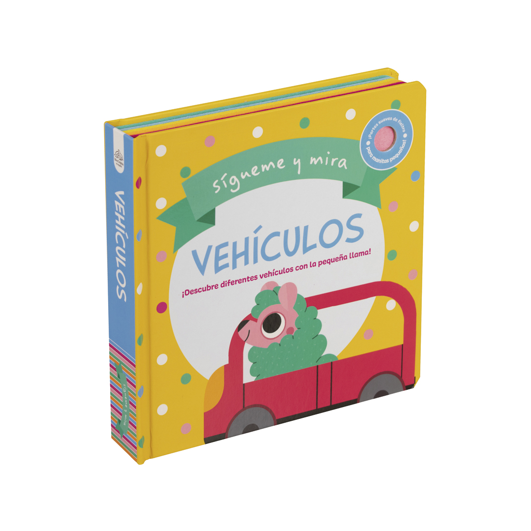 LIBRO CON TEXTURA SÍGUEME Y MIRA VEHÍCULOS - 9786075328188