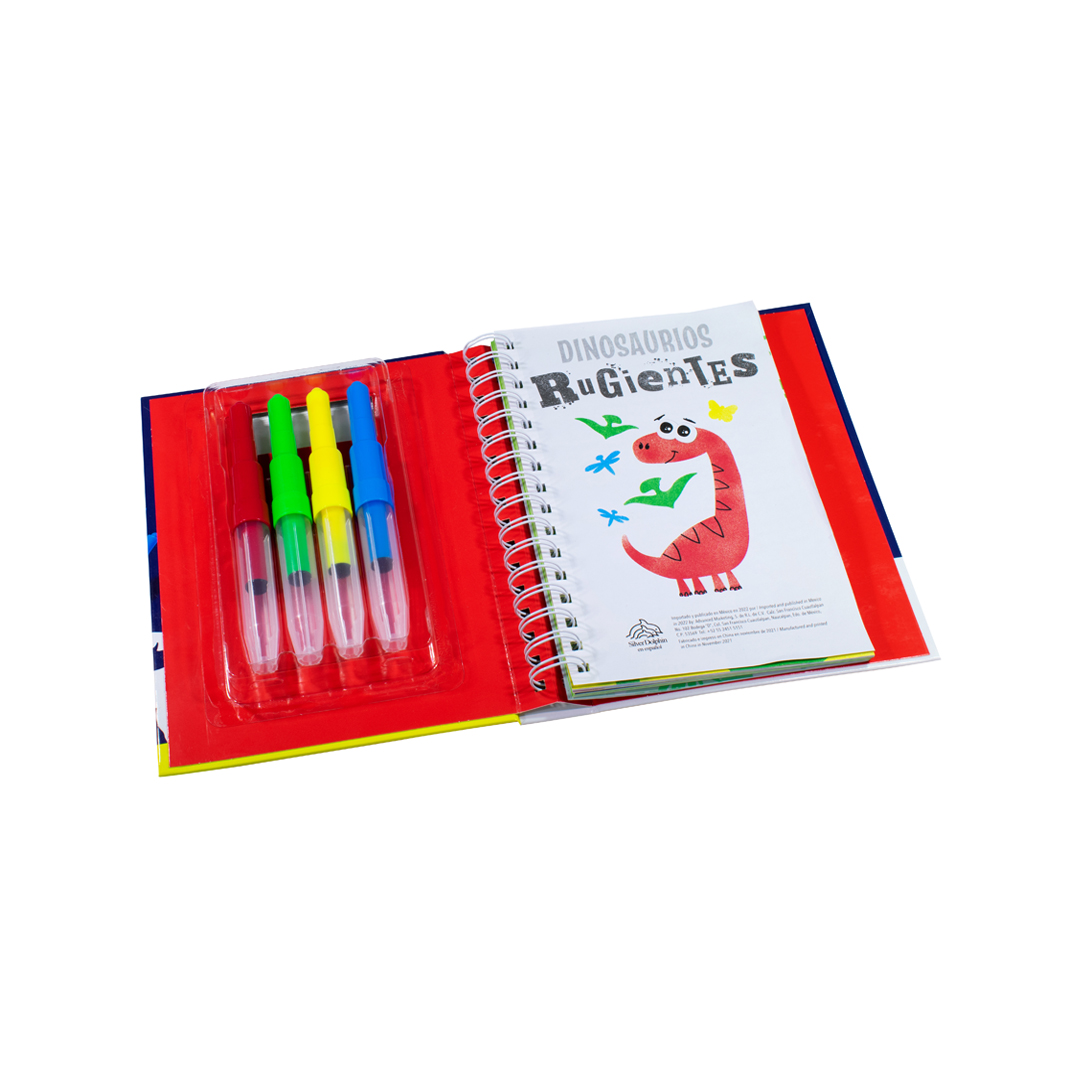 Libro Infantil Arte con Aerografo Dinosaurios Rugientes. - 0685071560426-4